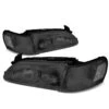 93-97 Toyota Corolla OE-Style Replacement Headlights - Smoked Clear