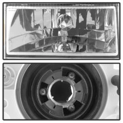 93-98 Jeep Grand Cherokee 1-Piece Crystal Headlights - Chrome -High-Efficiency Car Light Store 93 98 jeep grand cherokee 1 piece crystal headlights chrome 155