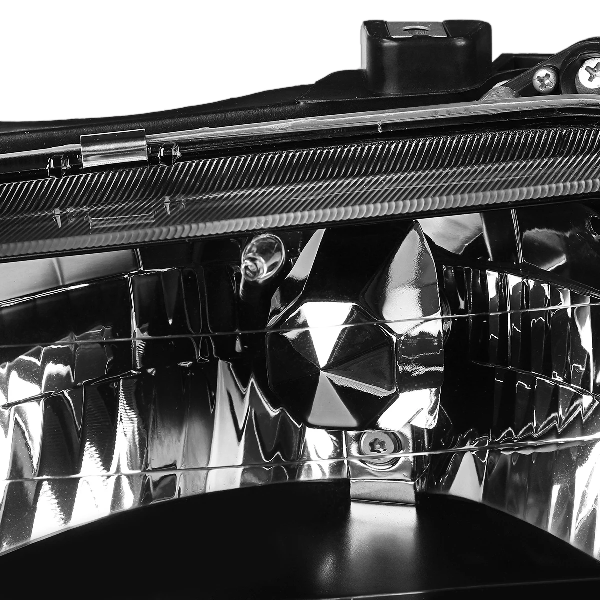 94-97 Honda Accord Black Housing Clear Corner Headlights 5 94-97 Honda Accord Black Housing Clear Corner Headlights - Image 5