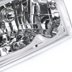 94-98 Ford Mustang Euro Style Crystal Headlights + Corner Lens - Chrome -High-Efficiency Car Light Store 94 98 ford mustang euro style crystal headlights corner lens chrome 158