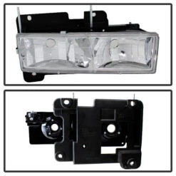 94-98 GMC C/K Series / Sierra / Suburban / Suburban / Yukon Headlights Set -Chrome -High-Efficiency Car Light Store 94 98 gmc c k series sierra suburban suburban yukon headlights set chrome 133