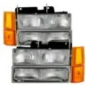 94-98 GMC C/K Series / Sierra / Suburban / Suburban / Yukon OE-Style Headlights Set -Clear