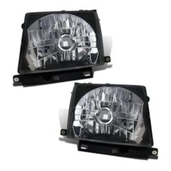 97-00 Toyota Tacoma [Non 97 4WD] Crystal Replace Headights - Black