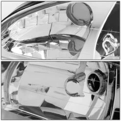 97-02 Ford Escort 4-Door Headlight Assembly (Driver & Passenger Side) - Chrome Amber -High-Efficiency Car Light Store 97 02 ford escort 4 door headlight assembly driver passenger side chrome amber 97