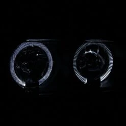 97-02 Mitsubishi Mirage 4dr Halo Crystal Headlights - Black -High-Efficiency Car Light Store 97 02 mitsubishi mirage 4dr halo crystal headlights black 82