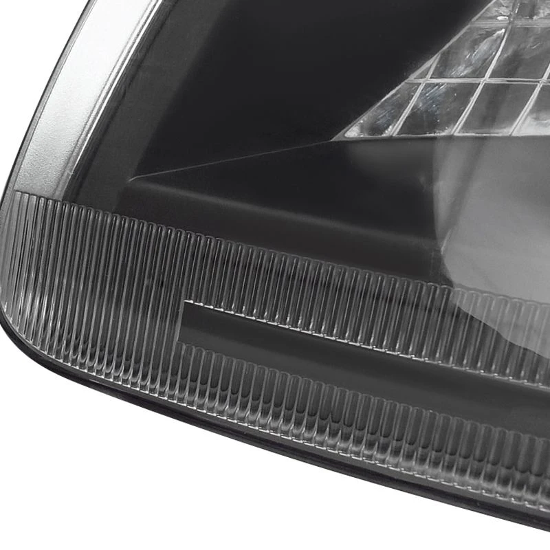 97-03 Ford F150 / Expedition Euro Style Crystal Headlights - Black 2 97-03 Ford F150 / Expedition Euro Style Crystal Headlights - Black - Image 2