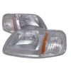 97-03 Ford F150 / Expedition Euro Style Crystal Headlights - Chrome