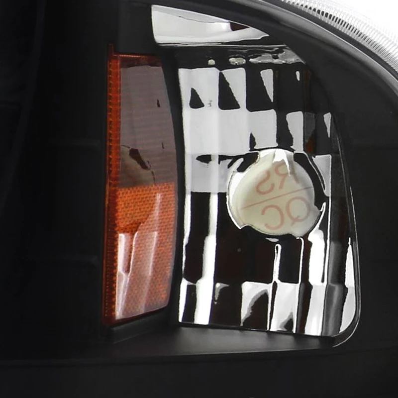 97-03 Ford F150 / Expedition Euro Style LED DRL Crystal Headlights - Black 5 97-03 Ford F150 / Expedition Euro Style LED DRL Crystal Headlights - Black - Image 5