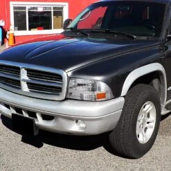 1997-2004 Dodge Dakota/Durango 1PC Reflector Headlight - Chrome Housing 16 1997-2004 Dodge Dakota/Durango 1PC Reflector Headlight - Chrome Housing -High-Efficiency Car Light Store 97 04 dodge dakota 1 piece replace crystal headlights chrome 313