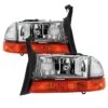 97-04 Dodge Dakota / Durango OEM Style Headlights With Bumper Signal Lights - Chrome