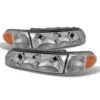 97-05 Buick Century / Regal Replacement Crystal Headlights - Chrome