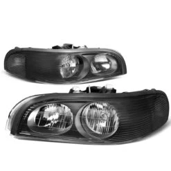 97-05 Buick Park Avenue OE-Style Replacement Headlights - Black -High-Efficiency Car Light Store 97 05 buick park avenue oe style replacement headlights black 68