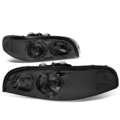 97-05 Buick Park Avenue OE-Style Replacement Headlights - Smoked