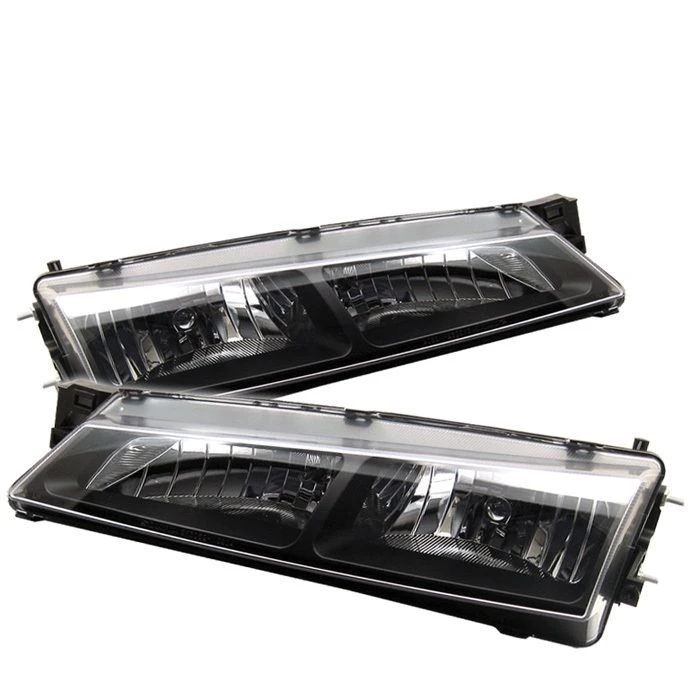 97-98 Nissan 240SX S14 JDM Style Black Crystal Headlights 1 97-98 Nissan 240SX S14 JDM Style Black Crystal Headlights