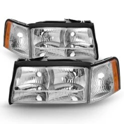 97-99 Cadillac Deville Replacement Headlights Pair