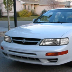 97-99 Nissan Maxima Factory Style Replacement Headlights - Chrome / Clear -High-Efficiency Car Light Store 97 99 nissan maxima factory style replacement headlights chrome clear 97