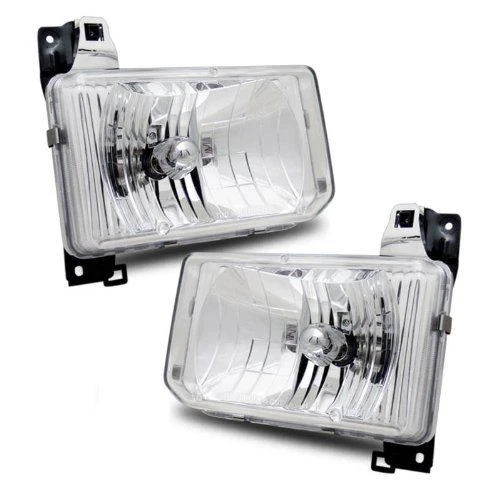 98-00 Nissan Frontier / 00-01 Nissan Xterra Crystal Replace Headlights - Chrome 1 98-00 Nissan Frontier / 00-01 Nissan Xterra Crystal Replace Headlights - Chrome