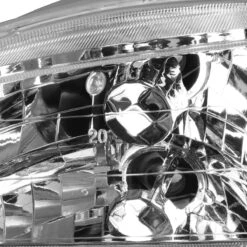 98-00 Toyota Corolla Factory Style Replacement Headlights - Chrome / Clear -High-Efficiency Car Light Store 98 00 toyota corolla factory style replacement headlights chrome clear 85