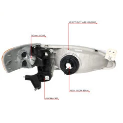 98-00 Toyota Corolla Factory Style Replacement Headlights - Smoked Lens / Amber 16 98-00 Toyota Corolla Factory Style Replacement Headlights - Smoked Lens / Amber -High-Efficiency Car Light Store 98 00 toyota corolla factory style replacement headlights smoked lens amber 94