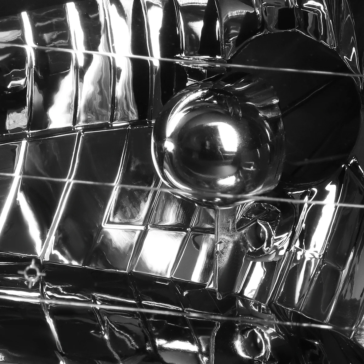 98-01 Kia Sephia Factory Style Replacement Headlights - Black / Amber 5 98-01 Kia Sephia Factory Style Replacement Headlights - Black / Amber - Image 5