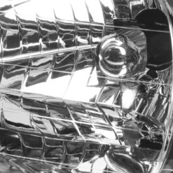 98-01 Kia Sephia Factory Style Replacement Headlights - Chrome / Amber -High-Efficiency Car Light Store 98 01 kia sephia factory style replacement headlights chrome amber 88