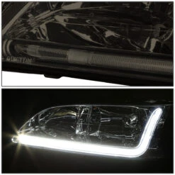 98-02 Honda Accord LED DRL Strip Crystal Headlights - Smoked Clear 12 98-02 Honda Accord LED DRL Strip Crystal Headlights - Smoked Clear -High-Efficiency Car Light Store 98 02 honda accord led drl strip crystal headlights smoked clear 138