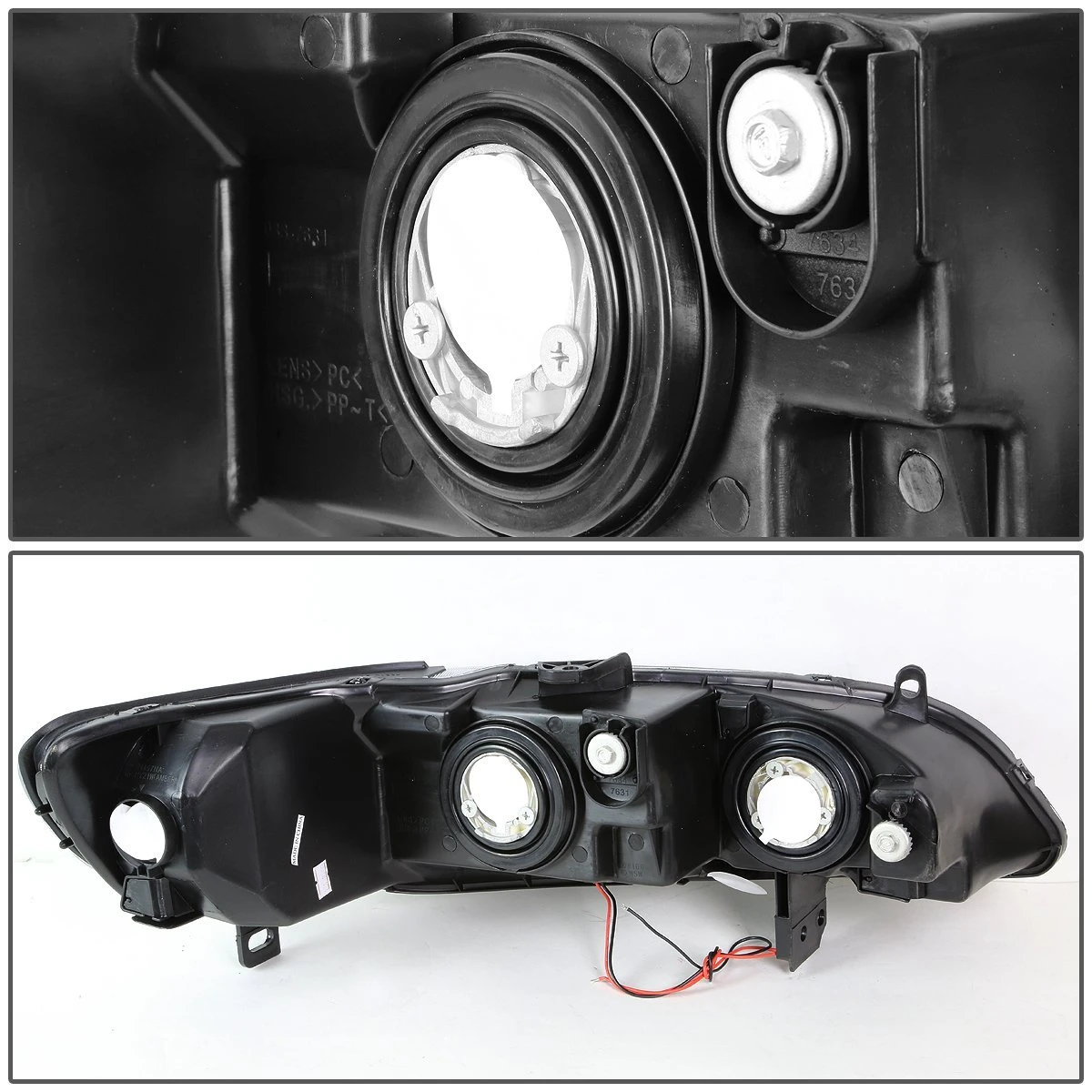 98-02 Honda Accord LED Optic-DRL Replace Headlights - Smoked 5 98-02 Honda Accord LED Optic-DRL Replace Headlights - Smoked - Image 5
