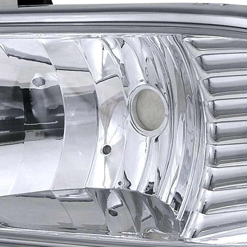 98-04 Chevy S10 / Blazer Crystal Replacement Headlights - Chrome Clear 2 98-04 Chevy S10 / Blazer Crystal Replacement Headlights - Chrome Clear - Image 2