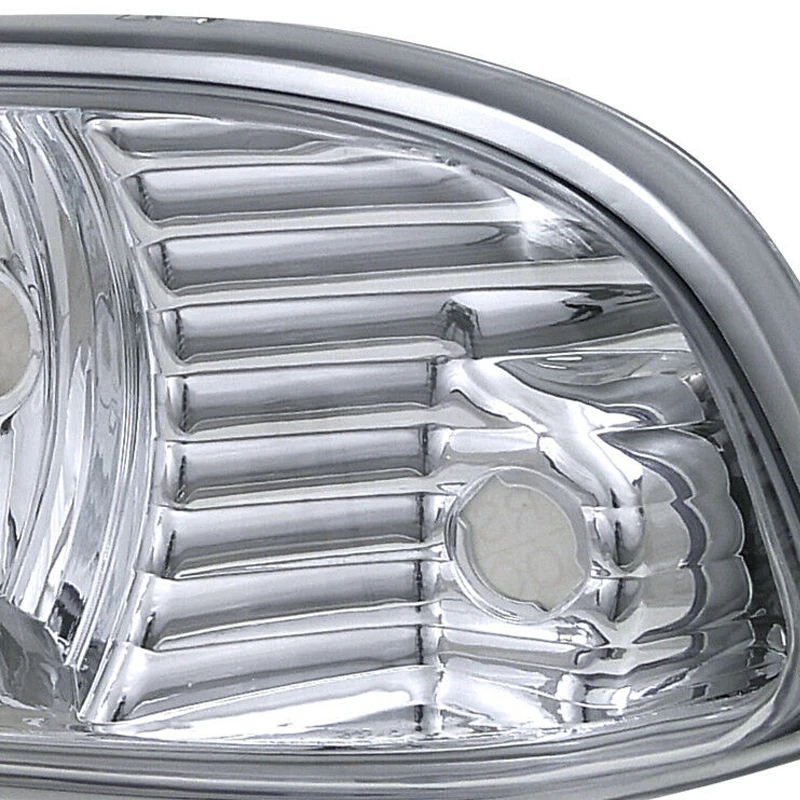 98-04 Chevy S10 / Blazer Crystal Replacement Headlights - Chrome Clear 3 98-04 Chevy S10 / Blazer Crystal Replacement Headlights - Chrome Clear - Image 3
