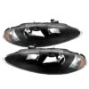 98-04 Dodge Intrepid Crystal Replacement Headlights - Black