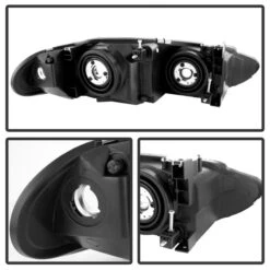 98-04 Dodge Intrepid Crystal Replacement Headlights - Black -High-Efficiency Car Light Store 98 04 dodge intrepid crystal replacement headlights black 70