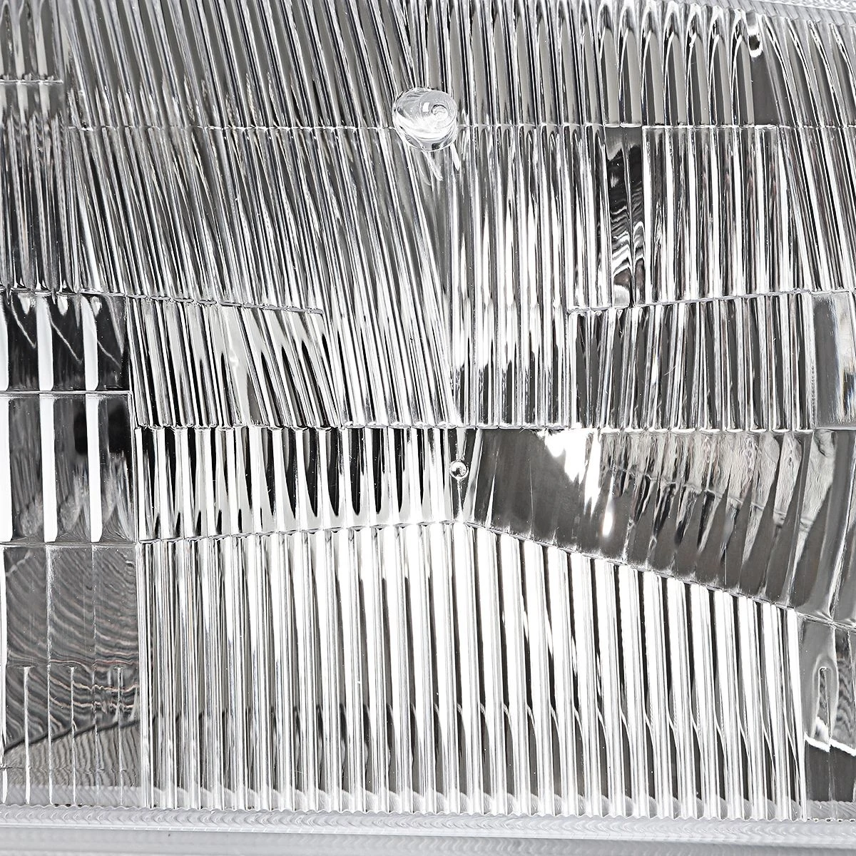 98-99 Mazda 626 4Pcs Chrome Fluted Lens Headlights + Amber Corner Lights 2 98-99 Mazda 626 4Pcs Chrome Fluted Lens Headlights + Amber Corner Lights - Image 2