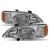 99-01 Acura TL Crystal Replacement Headlights - OEM Clear