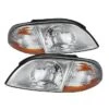 99-03 Ford Windstar Replacement Crystal Headlights - Chrome