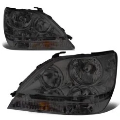 99-03 Lexus Rx300 Factory Style Replacement Headlights - Smoked / Amber