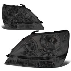 99-03 Lexus Rx300 Factory Style Replacement Headlights - Smoked / Clear