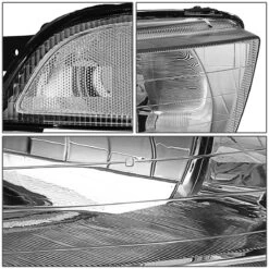 99-03 Mitsubishi Galant Factory Style Replacement Headlights - Chrome / Clear -High-Efficiency Car Light Store 99 03 mitsubishi galant factory style replacement headlights chrome clear 77