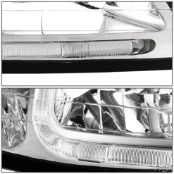 99-04 Ford Mustang LED DRL Bar Headlights - Chrome / Clear 12 99-04 Ford Mustang LED DRL Bar Headlights - Chrome / Clear -High-Efficiency Car Light Store 99 04 ford mustang led drl bar headlights chrome clear 147