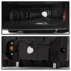 Spyder 99-04 Ford Super Duty / Excursion OE-Style Headlights 1 PC - Black Smoked Housing -High-Efficiency Car Light Store 99 04 ford superduty f250 f550 replacement headlights black smoked 178