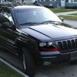 99-04 Jeep Grand Cherokee Factory-Style Headlights - Black 15 99-04 Jeep Grand Cherokee Factory-Style Headlights - Black -High-Efficiency Car Light Store 99 04 jeep grand cherokee factory style headlights black 120