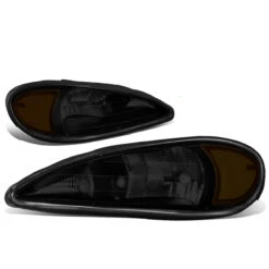 99-05 Pontiac Grand Am Reflective Replace Headlights - Black Smoked / Amber -High-Efficiency Car Light Store 99 05 pontiac grand am reflective replace headlights black smoked amber 114