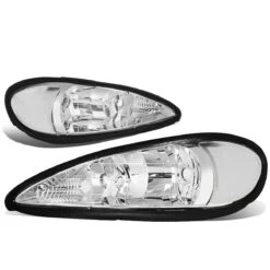 99-05 Pontiac Grand Am Reflective Replace Headlights - Chrome / Clear -High-Efficiency Car Light Store 99 05 pontiac grand am reflective replace headlights chrome clear 99