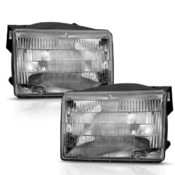 CG 93-98 Jeep Grand Cherokee Replacement Crystal Headlights - Pair