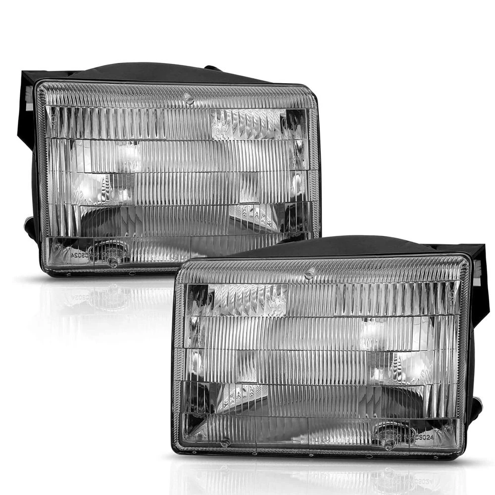 CG 93-98 Jeep Grand Cherokee Replacement Crystal Headlights - Pair 1 CG 93-98 Jeep Grand Cherokee Replacement Crystal Headlights - Pair