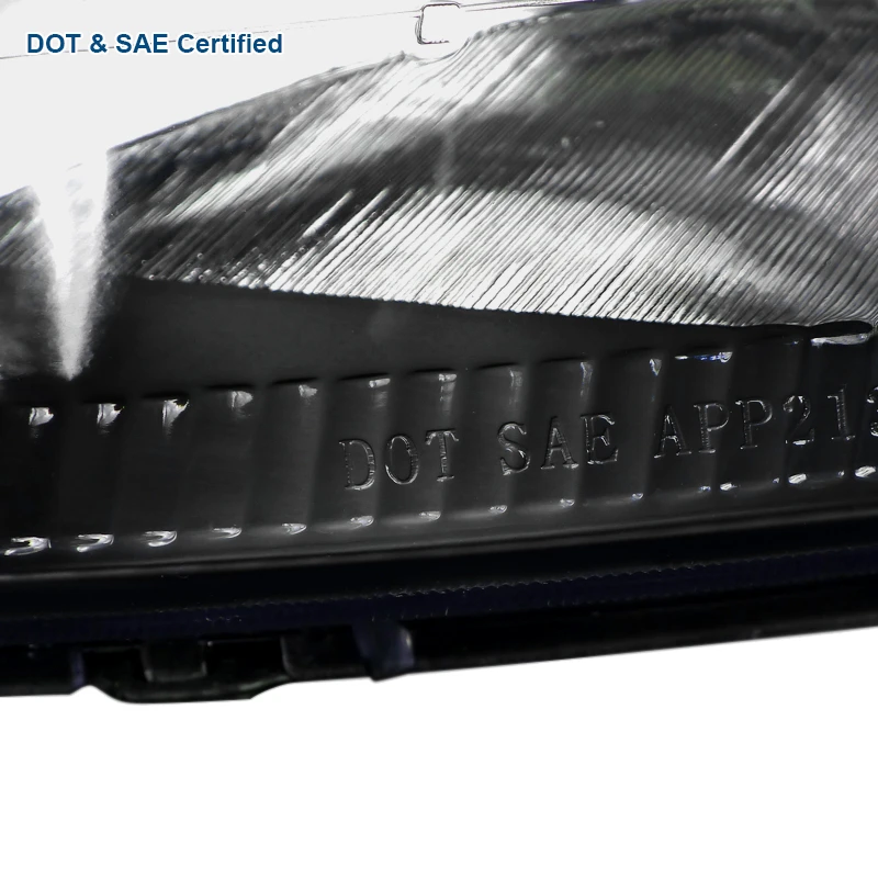 96-98 Honda Civic JDM Style Amber Reflector Crystal Headlights - Black 5 96-98 Honda Civic JDM Style Amber Reflector Crystal Headlights - Black - Image 5