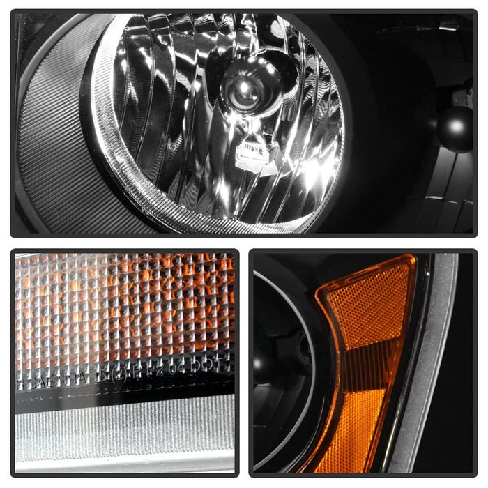 HID Combo 04-05 Dodge Durango OEM Style Replacement Headlights - Black 2 HID Combo 04-05 Dodge Durango OEM Style Replacement Headlights - Black - Image 2