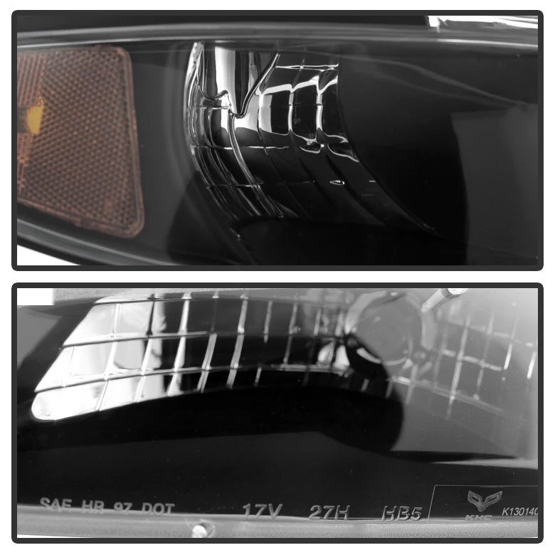 HID Combo 1997-2003 Pontiac Grand Prix Replacement Crystal Headlights + Corner - Smoked 3 HID Combo 1997-2003 Pontiac Grand Prix Replacement Crystal Headlights + Corner - Smoked - Image 3