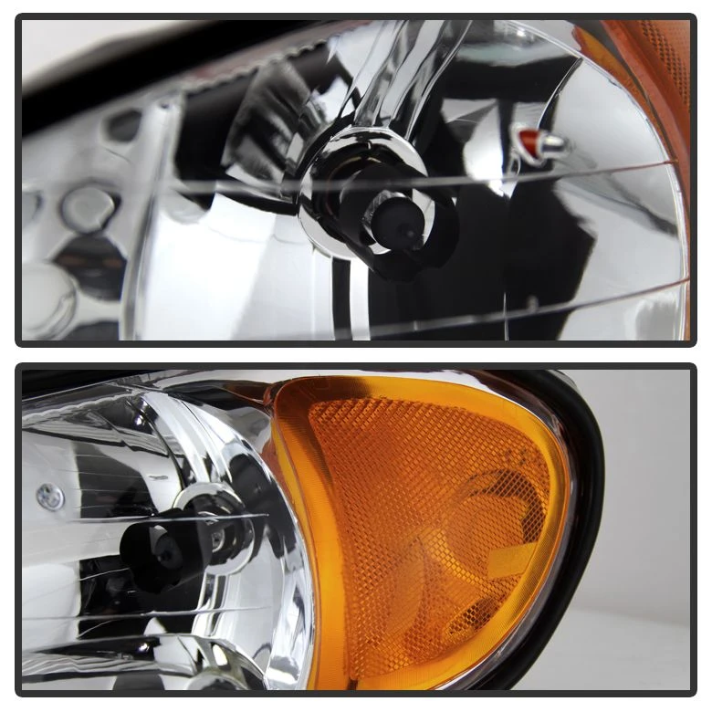 HID Combo 1999-2005 Pontiac Grand AM Replacement OE Style Crystal Headlights - Smoked 2 HID Combo 1999-2005 Pontiac Grand AM Replacement OE Style Crystal Headlights - Smoked - Image 2