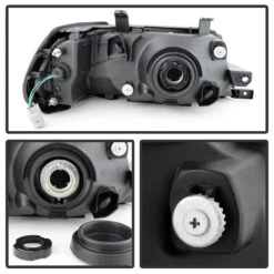 HID Combo 2000-2004 Mitsubishi Montero Sport Replacement Crystal Headlights - Black -High-Efficiency Car Light Store hid combo 2000 2004 mitsubishi montero sport replacement crystal headlights black 14