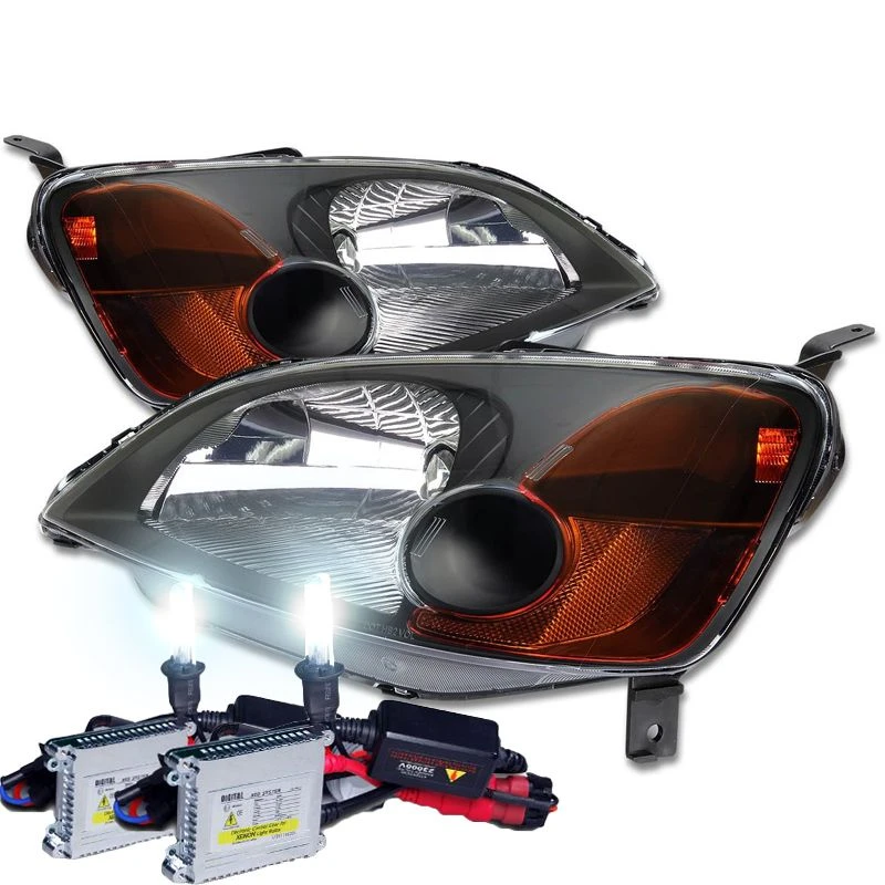 HID Combo 01-03 Honda Civic 2D / 4D Crystal Replacement Headlights - Black 1 HID Combo 01-03 Honda Civic 2D / 4D Crystal Replacement Headlights - Black